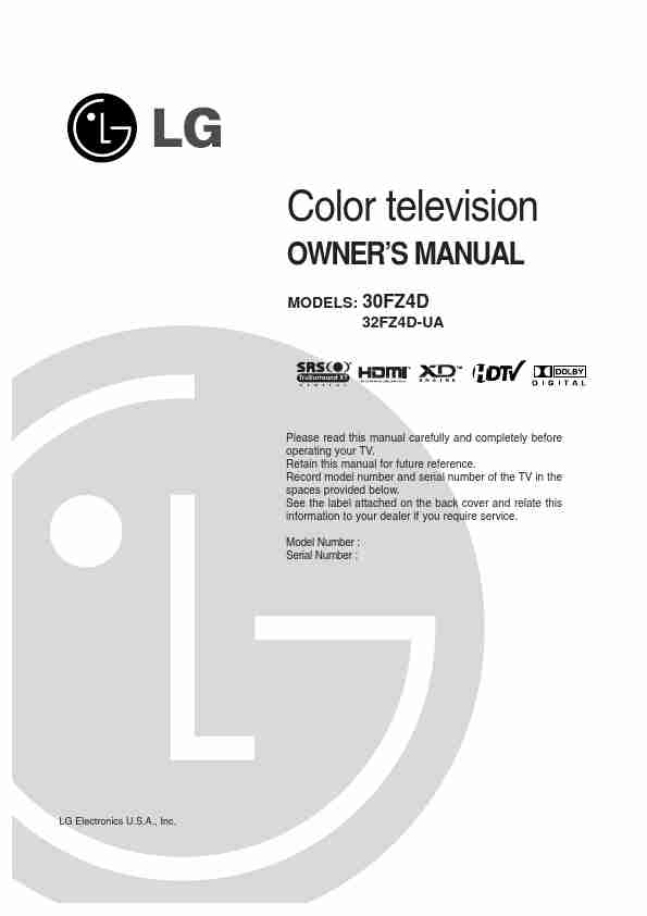 LG Electronics CRT Television 32FZ4D-UA-page_pdf